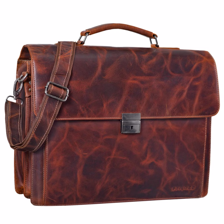 "Johann" Maletín Clásico Para Hombre  Mujer Para Laptop 15,6" Business