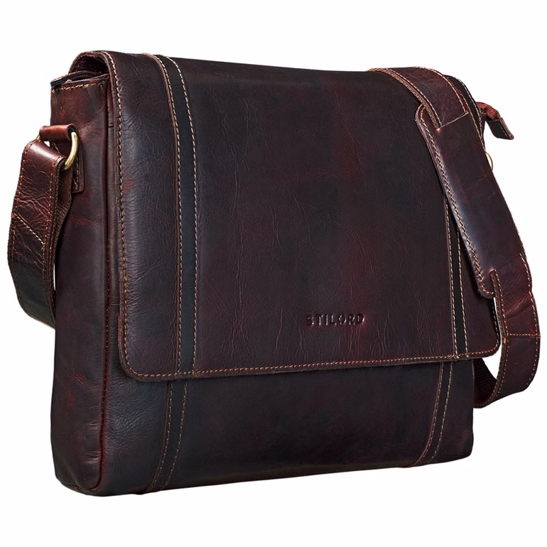 "Raffael" Vintage Messenger Bag Hombres