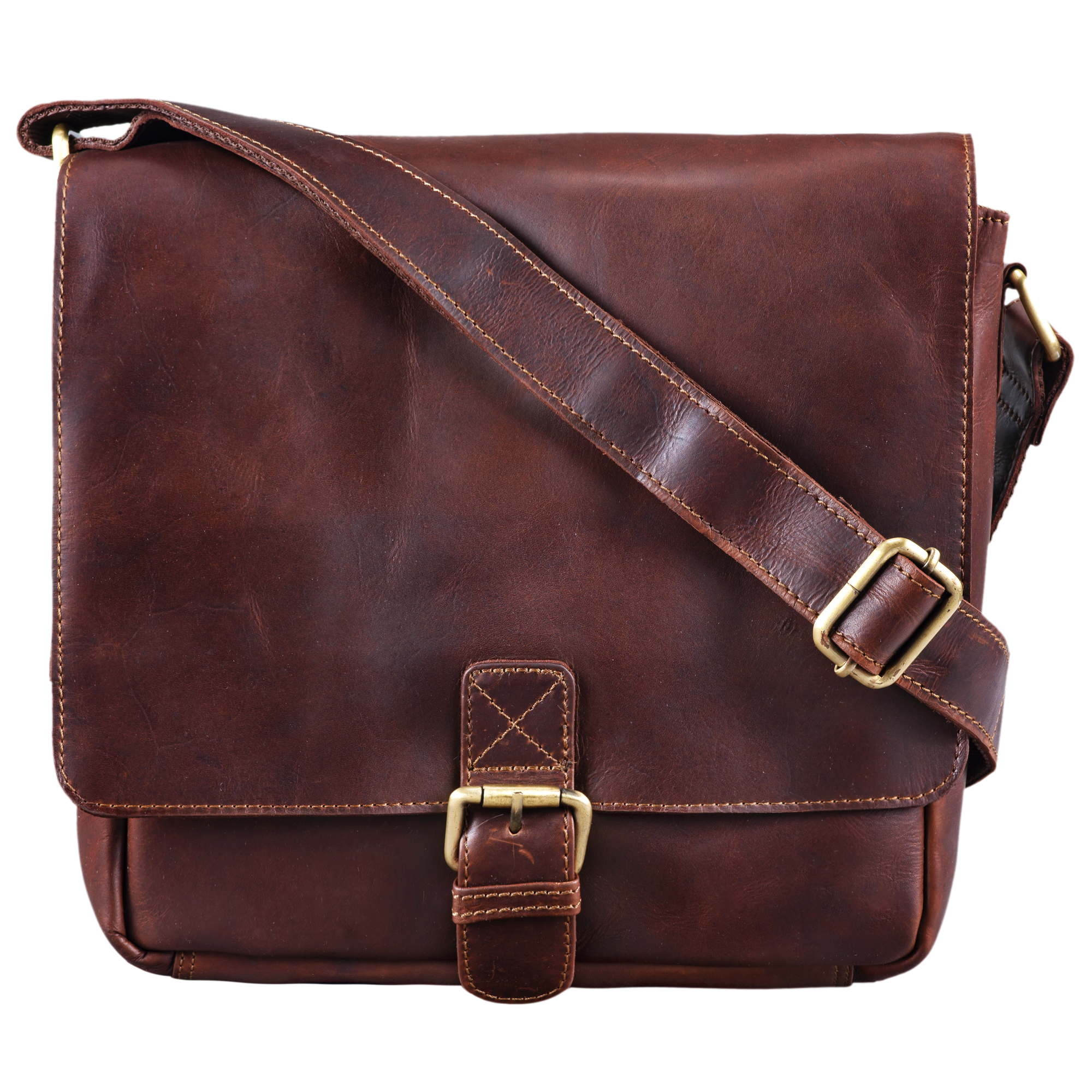 STILORD 'Yael' Bolso De Cuero Pequeño Señoras Embrague Vintage Cuero Real Bolso De Mujeres Retro Bolso De Mujeres Elegante, Color:kara - Cognac
